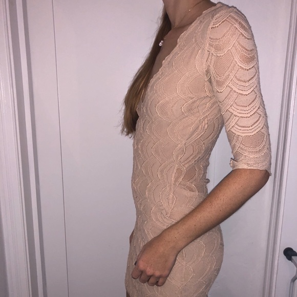 NightCap Clothing Beige Dress Size 1 - Picture 3 of 6